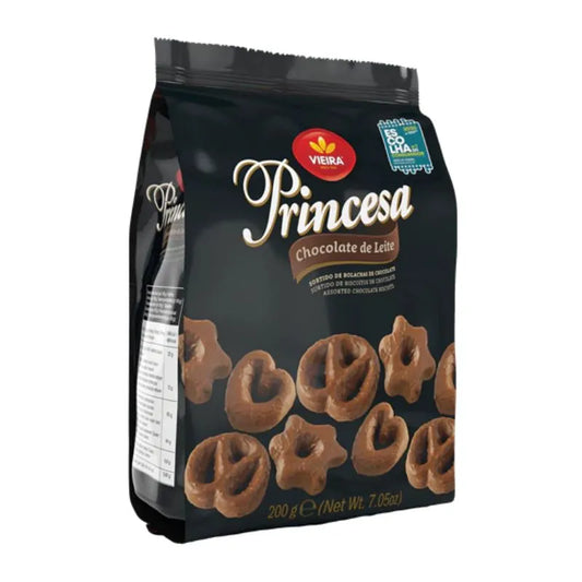 Biscoitos Assort Princesa Chocolate Leite 200g - Vieira