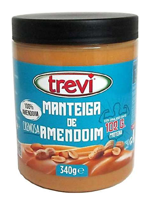 Manteiga De Amendoim Cremosa 340g - Trevi