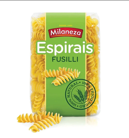 Massa Espirais 550gr - Milaneza