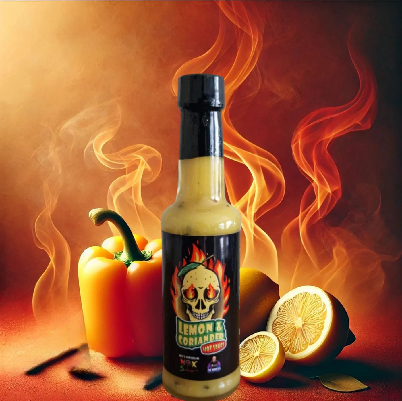 Lemon & Coriander Hot Sauce 150ml 1🔥- noksauce