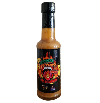 Mango & Peach Habanerno Hot Sauce 4🔥 150ml - noksauce