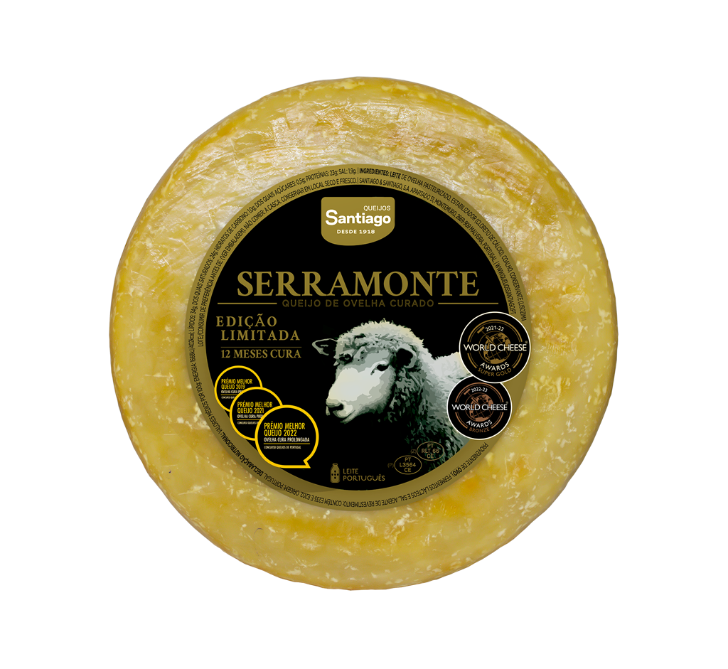 Queijo Ovelha Serramonte Cura 12 meses 1.5kg aprox - Santiago