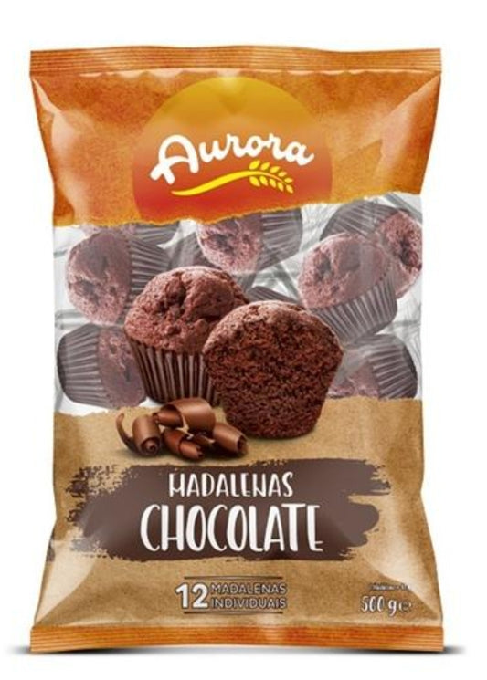 Madalenas de Chocolate Saco 420gr (10un) - Aurora