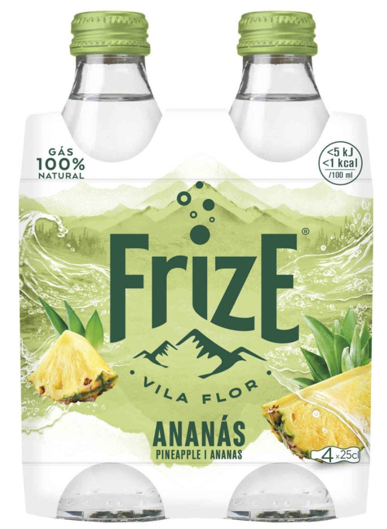 Água Com Gás Frize Salgadas de Ananás 4x25cl