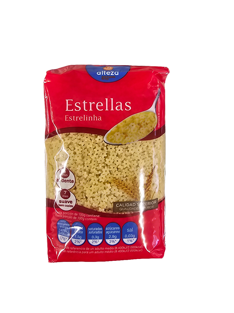 Massa Estrelinha 500gr - Alteza