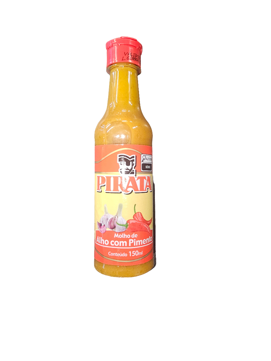 Molho De Alho Com Pimenta Pirata 150ml
