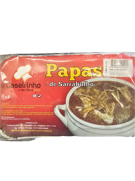 Papas de Sarrabulho 550g - O Caseirinho