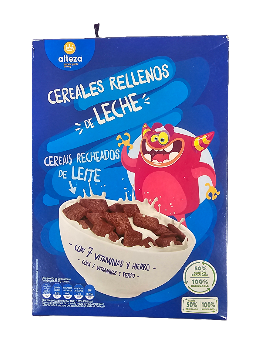 Cereais Rech Leite 500g - Alteza