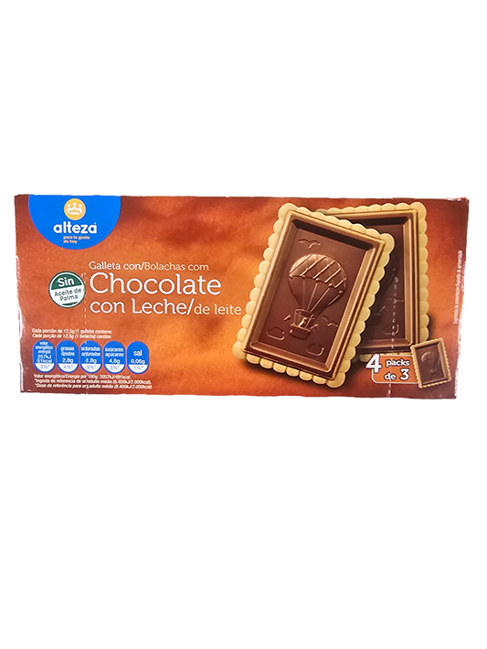 Bolacha Com Chocolate con Leite 150g - Alteza