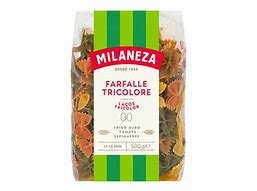 Massa Laços/Farfale Tri-Colour 500gr - Milaneza