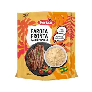 Farofa Sabor Picanha 250g - Ferbar