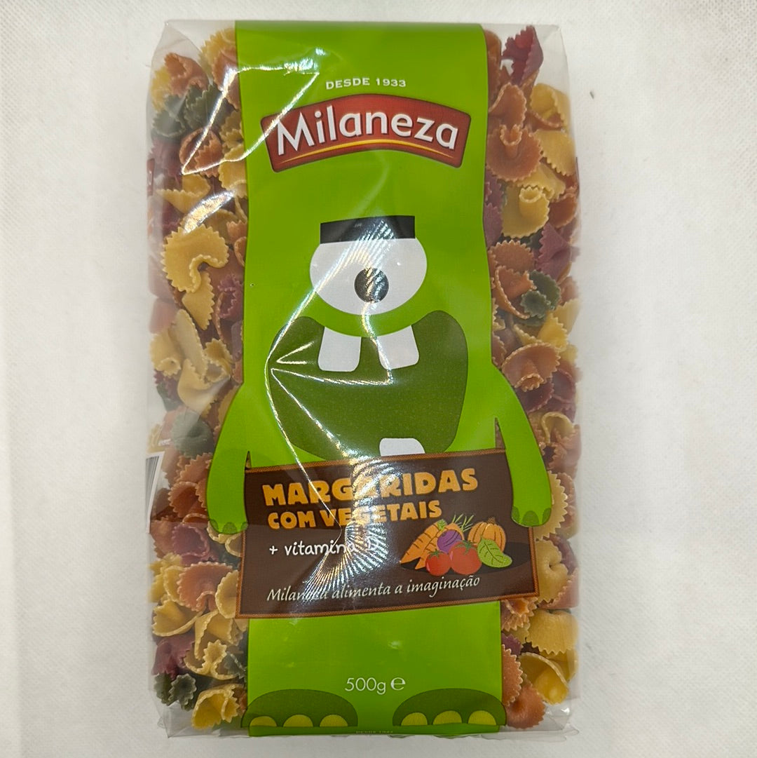 Massa Margaridas Com Vegetais 500gr - Milaneza