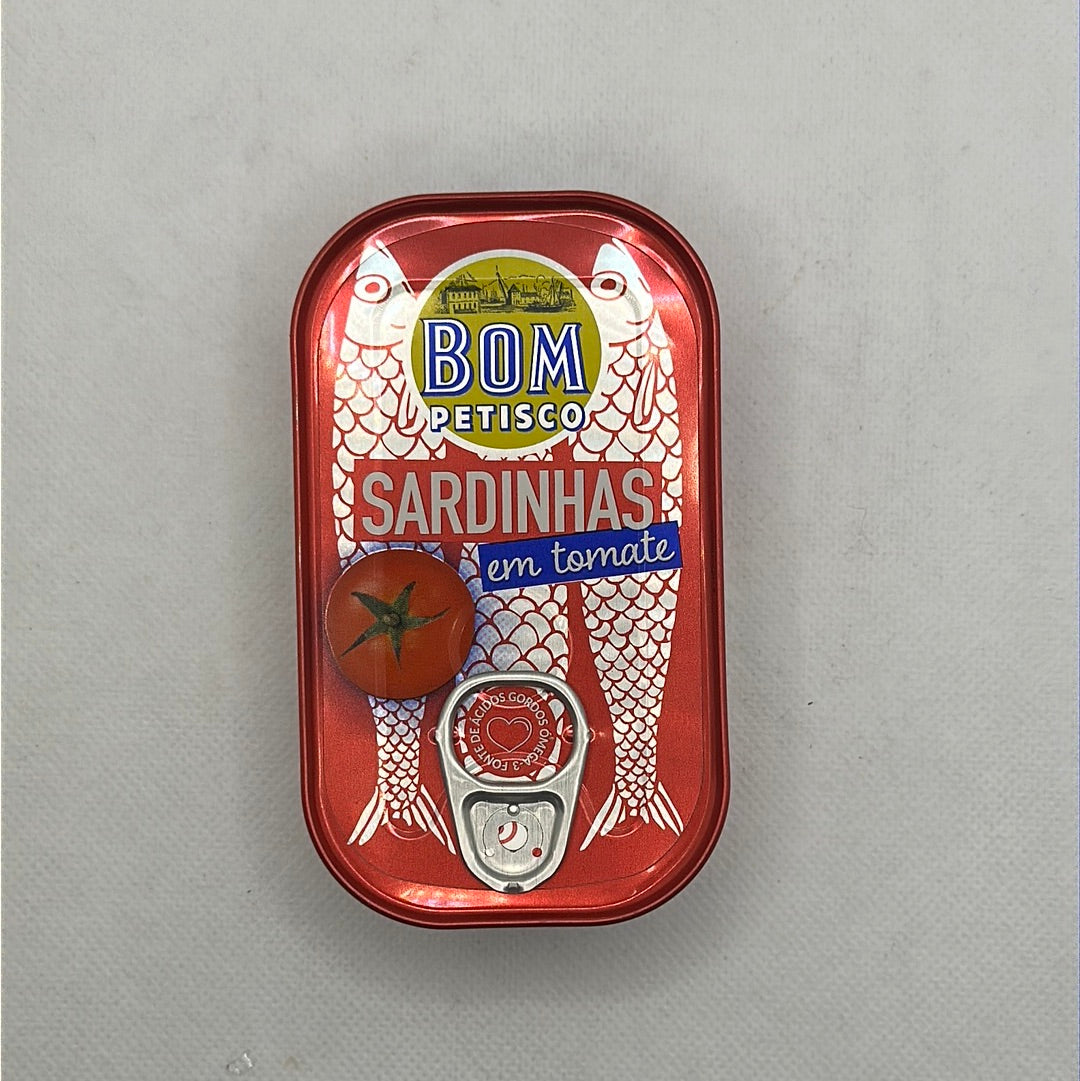 Sardinha em Tomate 120gr - Bom Petisco