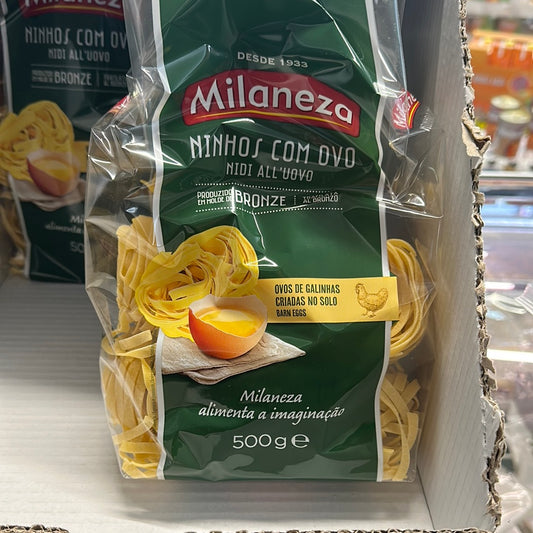 Massa Tagliatelle Ninho Com Ovos 500gr - Milaneza