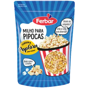 Milho para Pipocas 200gr- Ferbar