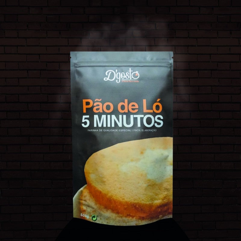 Pao de Lo 5 Minutos  500gr - D'gosto