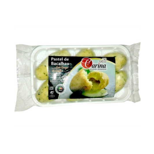 Pasteis de Bacalhau Com Queijo de Ovelha 6un - Carina