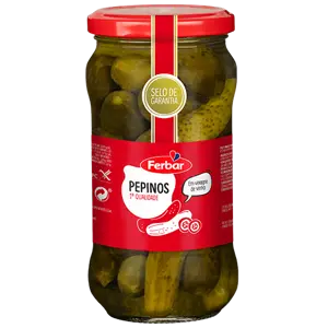 Pepino em Vinagre Frasco 345gr- Ferbar