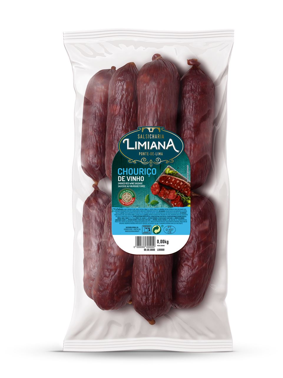 Chouriço De Vinho 1,28kg - Limiana
