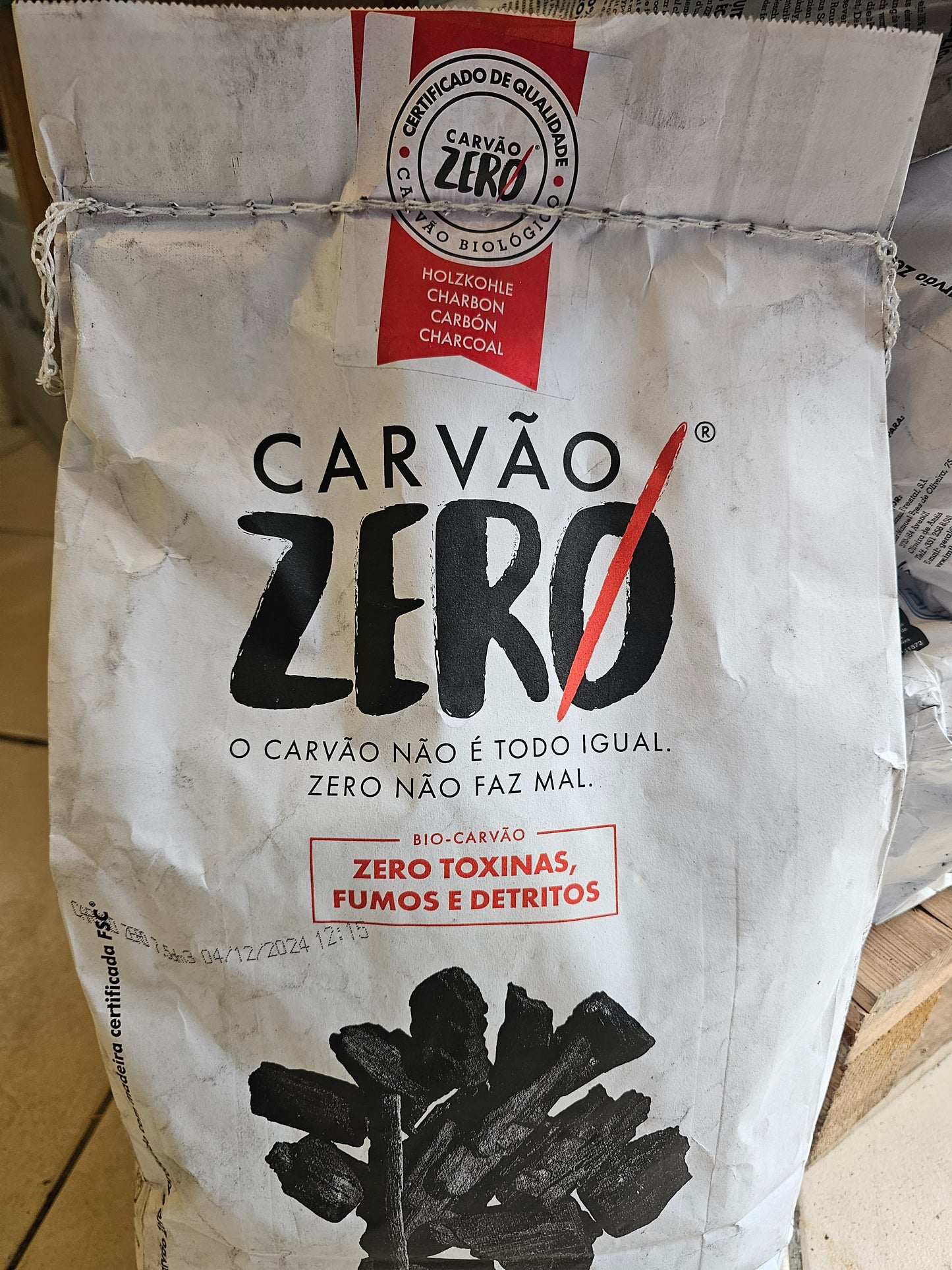 CARVÃO ZERO 7.5DM3