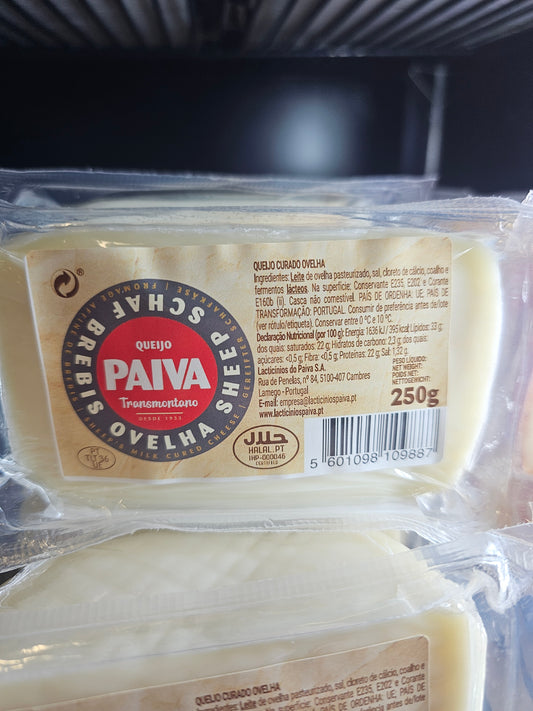 Queijo Ovelha Metades 250gr - Paiva