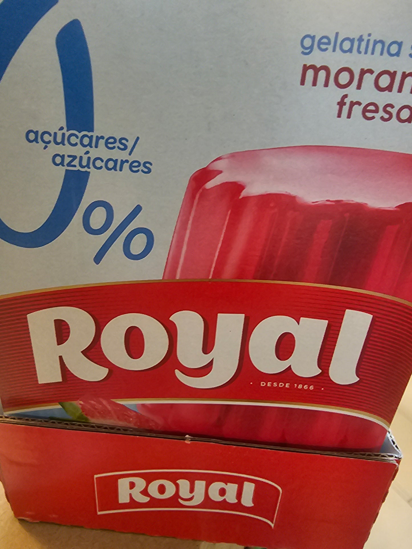 Gelatina em Pó Morango 0% Açúcar 2x57gr - Royal