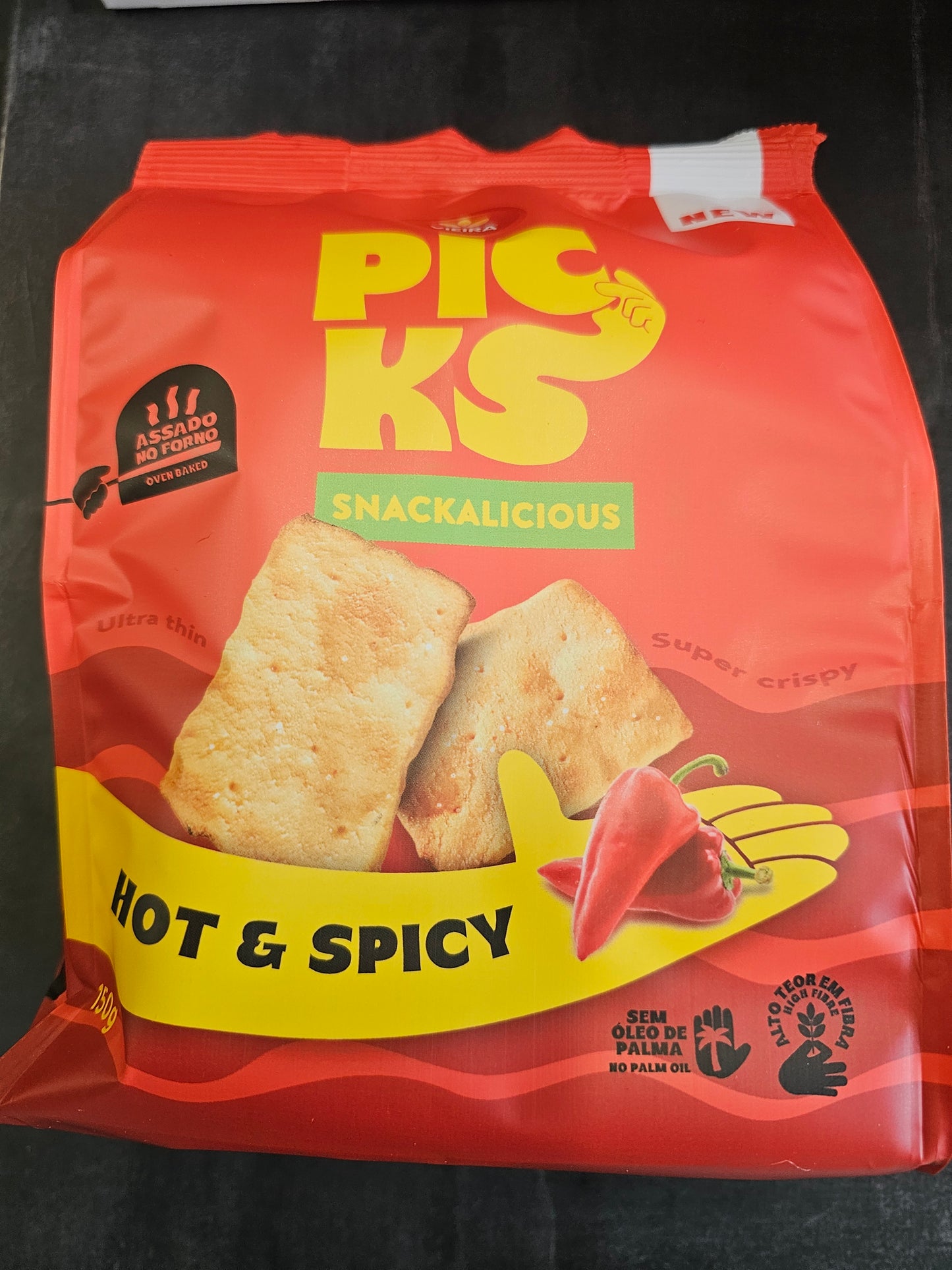 Biscoitos Picks Hot & Spicy 180g - Vieira