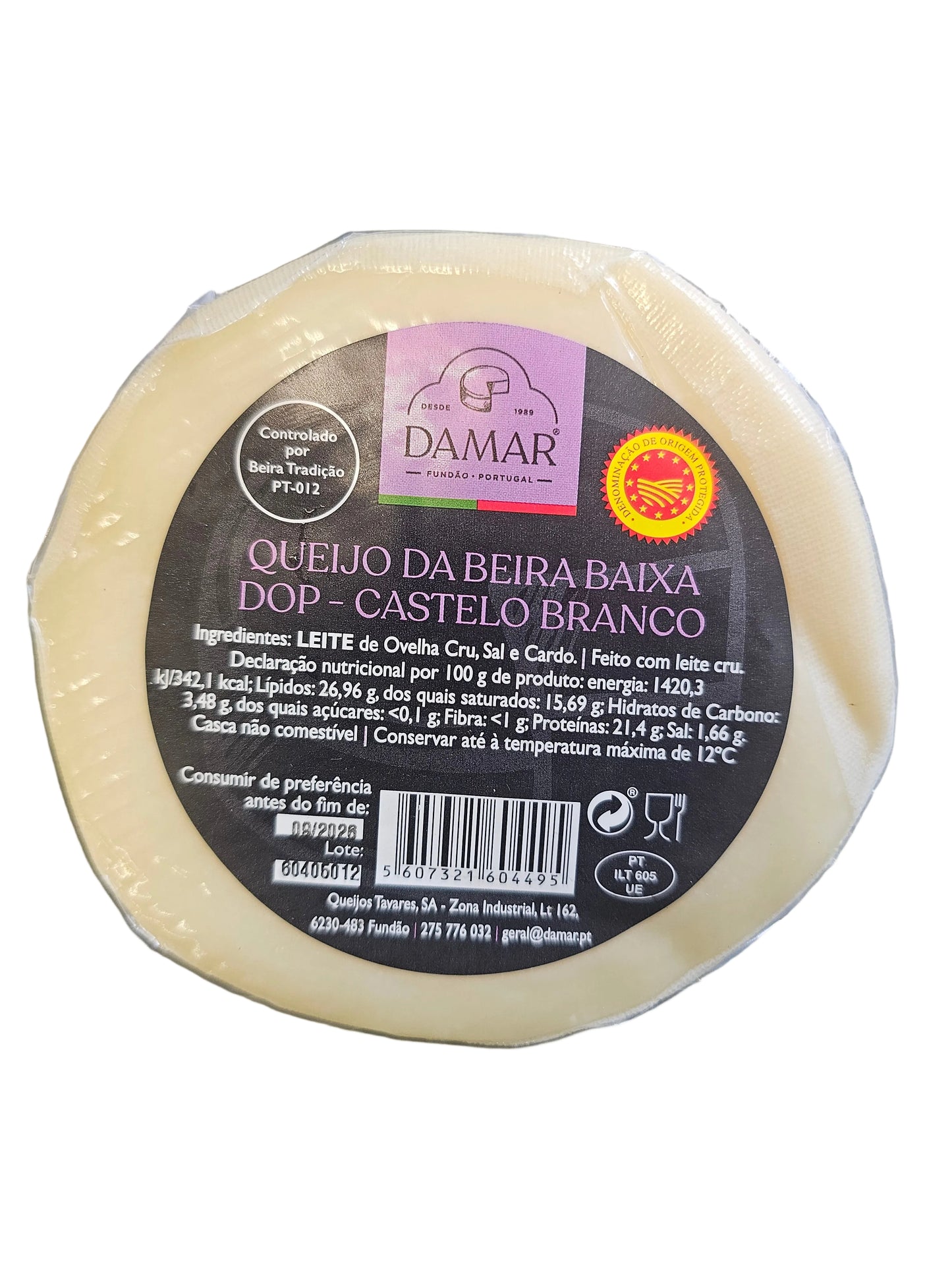 QUEIJO OVELHA CASTELO BRANCO PEQ 500 GR
