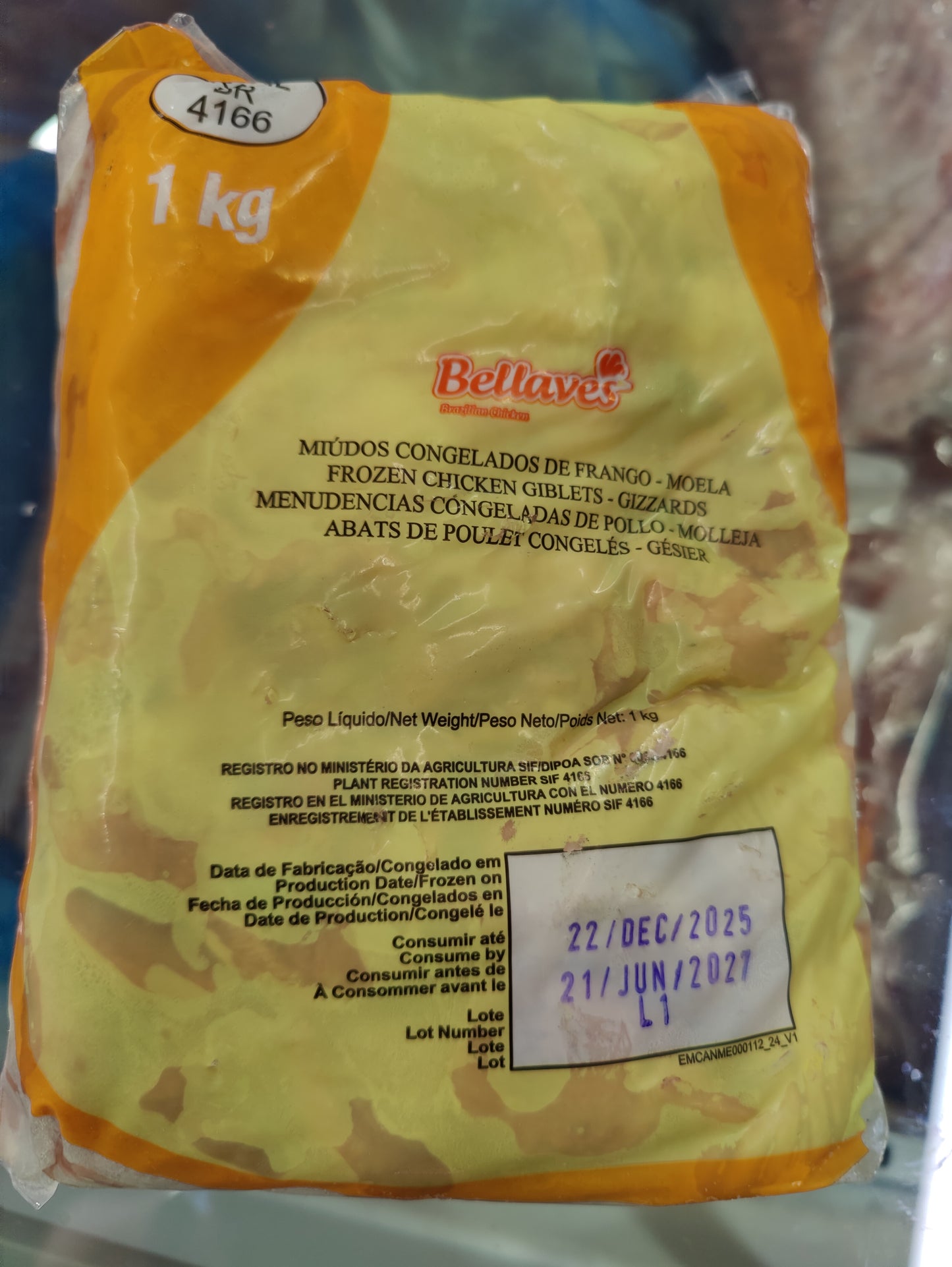 Moelas Congeladas 1kg