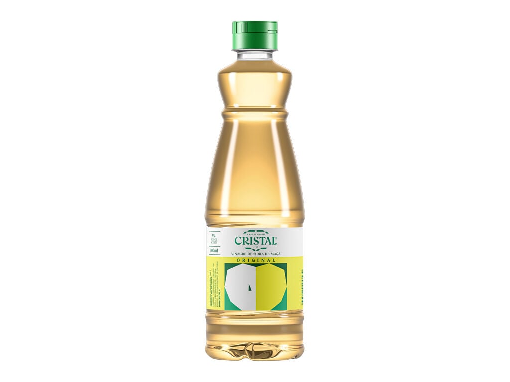 Vinagre de sidra de Maça - Cristal 500ml