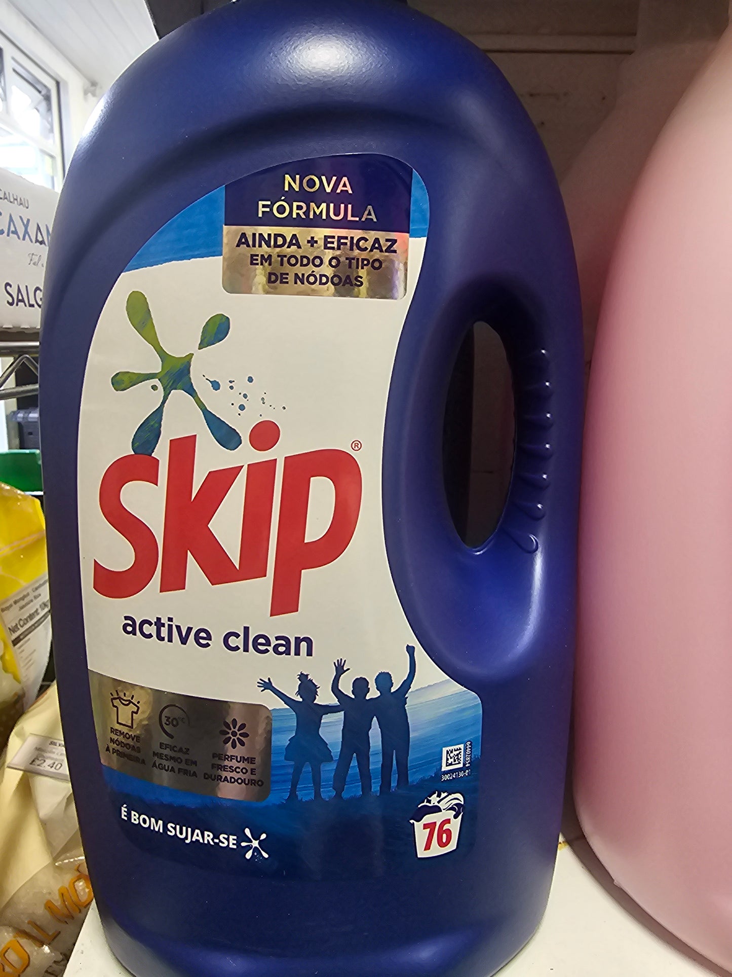 Detergente da Roupa Máquina Liquido Active Clean 76 Doses - Skip