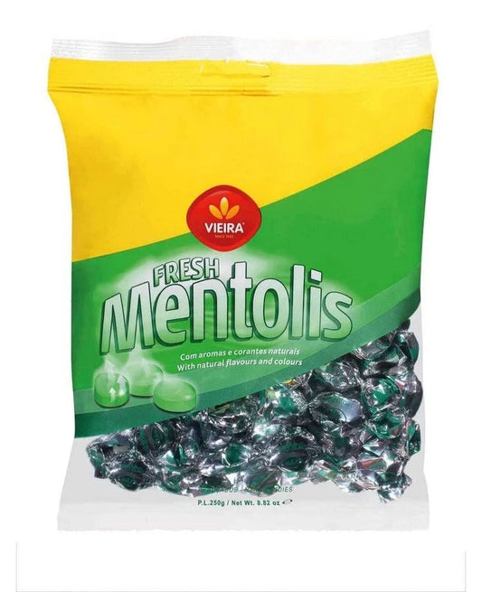 Rebuçados Mentol 250g - Vieira