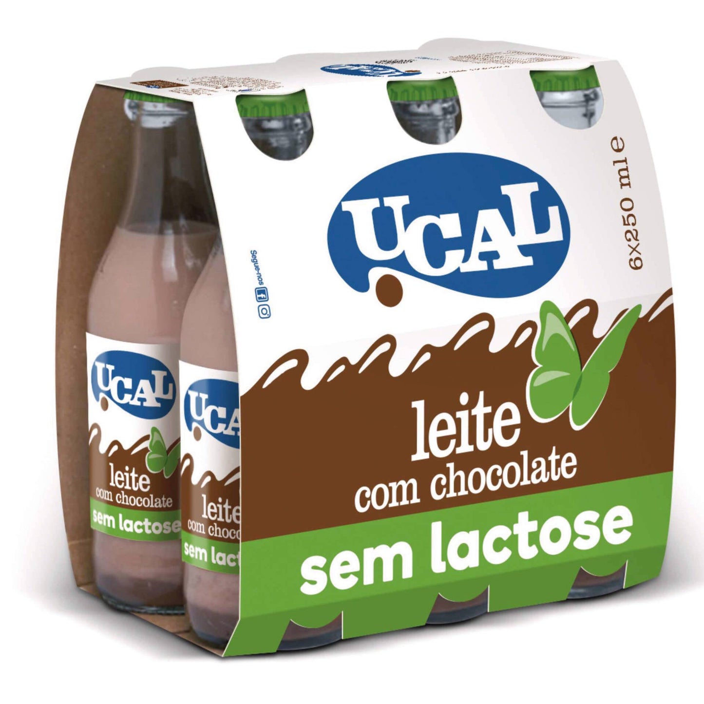 Leite Chocolate Sem Lactose (6x25cl) - Ucal