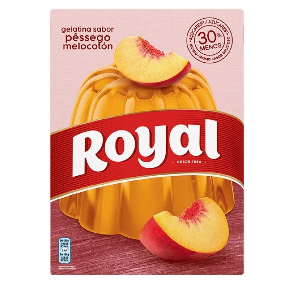 Gelatina em Pó Pêssego 2x57gr - Royal