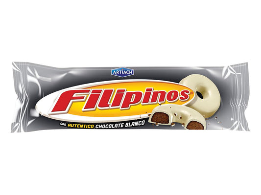 Bolachas Filipinos Chocolate Branco 128gr