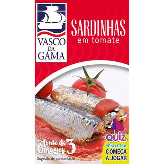 Sardinhas Em Tomate 120gr - Vasco da Gama