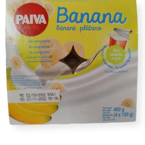Iogurte Paiva Banana 4x100gr