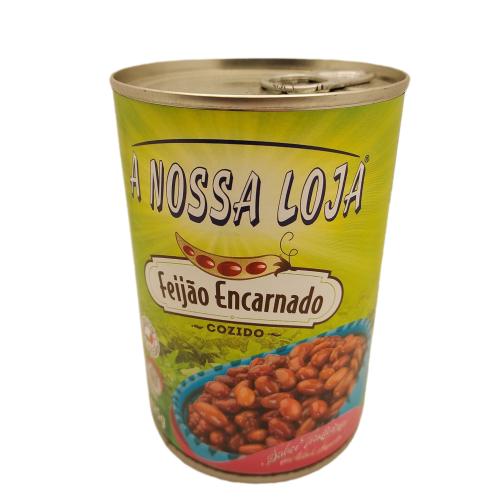 Feijão Encarnado Cozido 425gr - A Nossa Loja