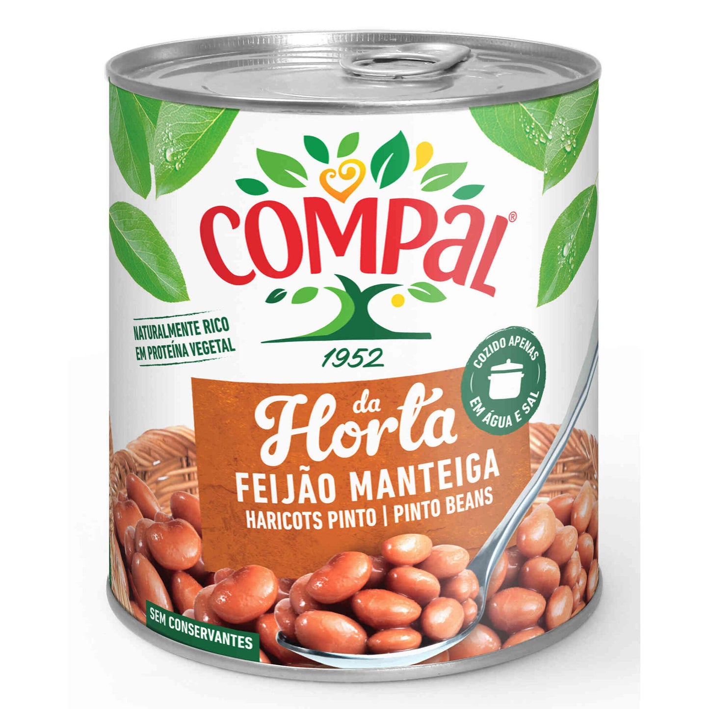 Feijão Manteiga Cozido 845gr - Compal