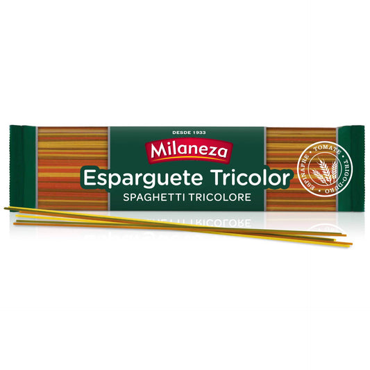 Massa Esparguete Tricolor 500gr - Milaneza