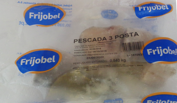 Pescada Argentina em Posta Saco de 600gr