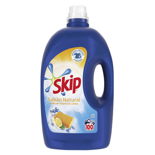 Detergente da Roupa Máquina Líquido Sabão Natural 100 Doses - Skip