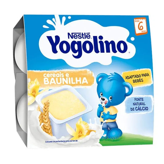 Iogurte Yogolino Cereais e Baunilha 4x100gr - Nestlé