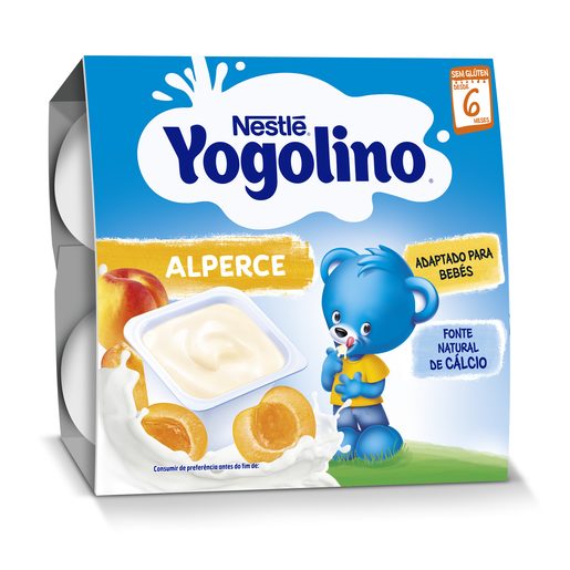 Iogurte Yogolino Alperce 4x100gr - Nestlé