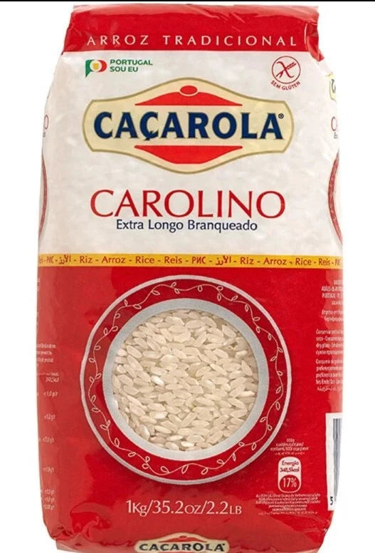 Arroz Carolino Caçarola Extra Longo 1kg