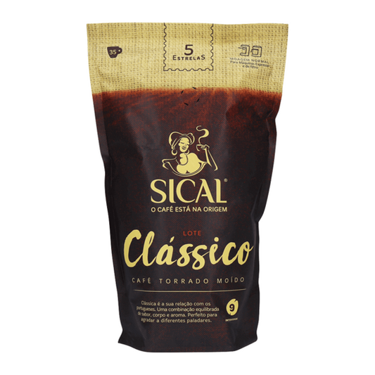 Café Torrado Moído lote Clássico Grossa 250g - Sical