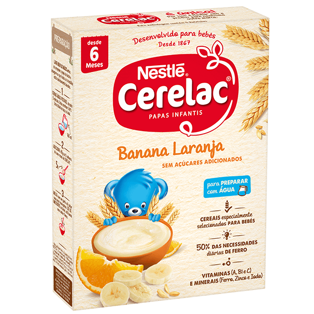 Cerelac Banana Laranja 250gr - Nestlé