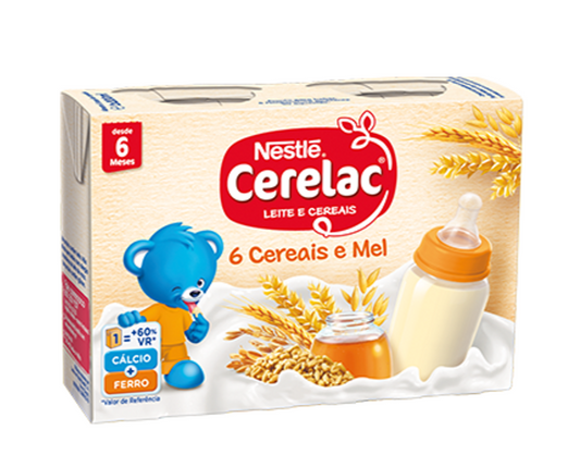 Cerelac Pronto a Beber 6 Cereais e Mel 200gr - Nestlé