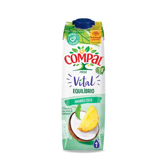Compal Vital Ananás / Coco 1Lt