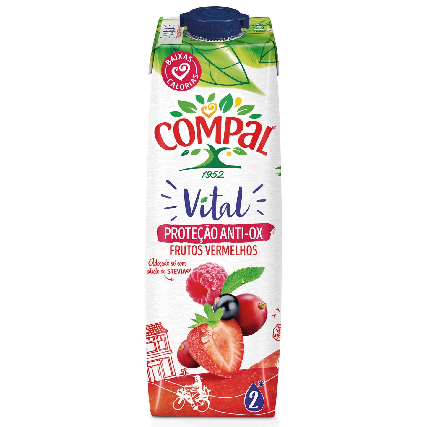 Compal de Frutos Vermelhos 1lt